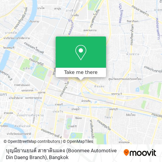 บุญมียานยนต์ สาขาดินแดง (Boonmee Automotive Din Daeng Branch) map