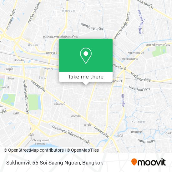 Sukhumvit 55 Soi Saeng Ngoen map