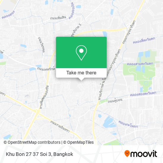 Khu Bon 27 37 Soi 3 map