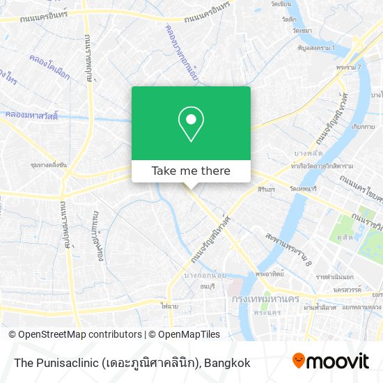 The Punisaclinic (เดอะภูณิศาคลินิก) map