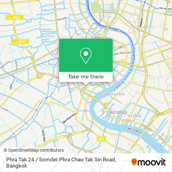 Phra Tak 24 / Somdet Phra Chao Tak Sin Road map