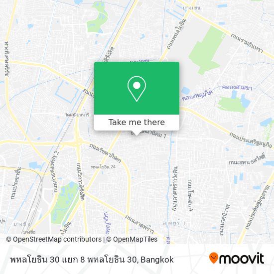 พหลโยธิน 30 แยก 8 พหลโยธิน 30 map