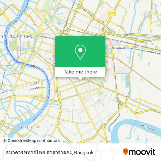 ธนาคารทหารไทย สาขาจำลอง map