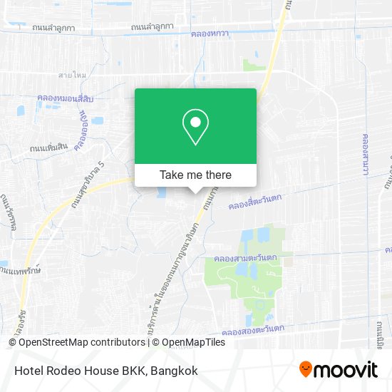 Hotel Rodeo House BKK map