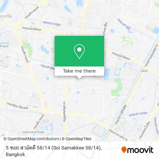 5 ซอย สามัคคี 58 / 14 (Soi Samakkee 58 / 14) map