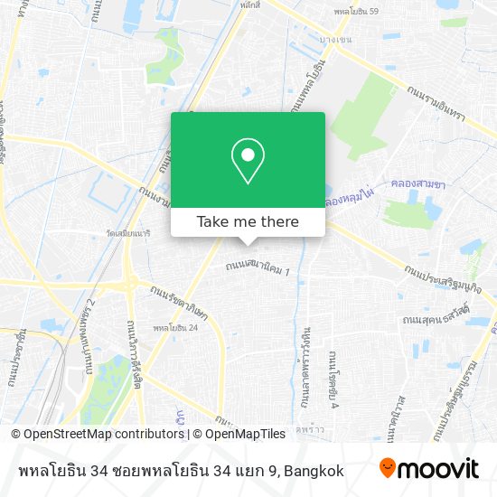 พหลโยธิน 34 ซอยพหลโยธิน 34 แยก 9 map