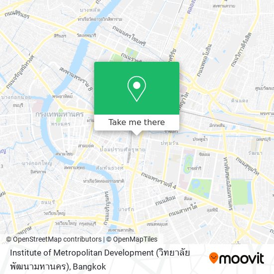 Institute of Metropolitan Development (วิทยาลัยพัฒนามหานคร) map