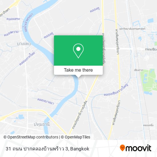 31 ถนน ปากคลองบ้านพร้าว 3 map