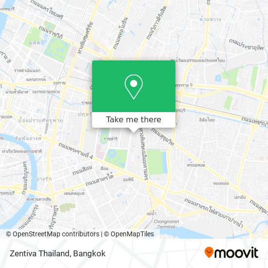 Zentiva Thailand map