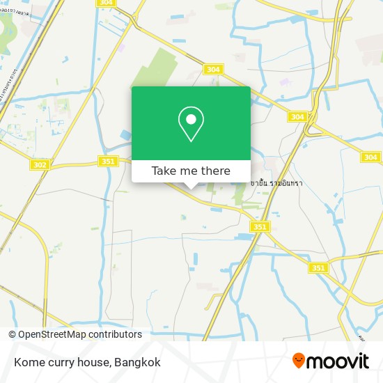 Kome curry house map