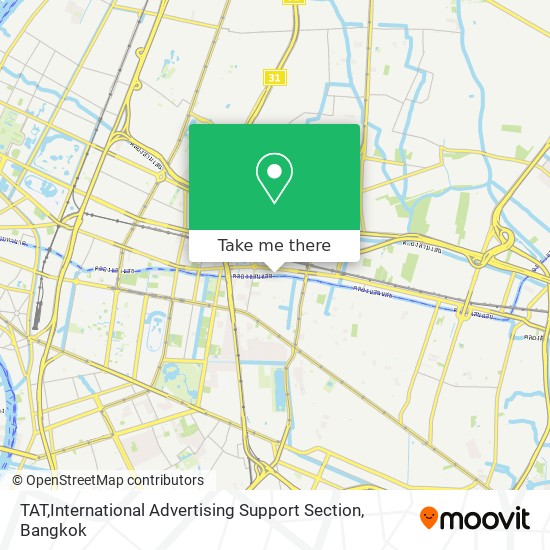 TAT,International Advertising Support Section map