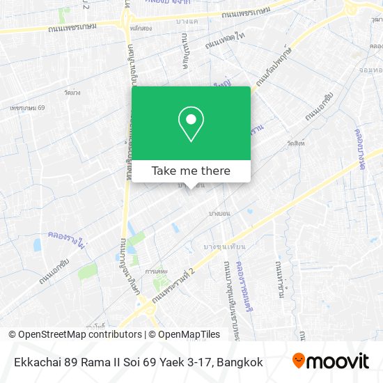 Ekkachai 89 Rama II Soi 69 Yaek 3-17 map