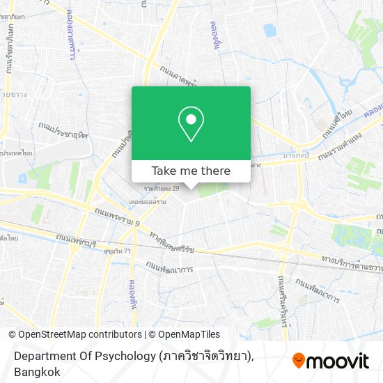 Department Of Psychology (ภาควิชาจิตวิทยา) map