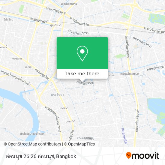 อ่อนนุช 26 26 อ่อนนุช map