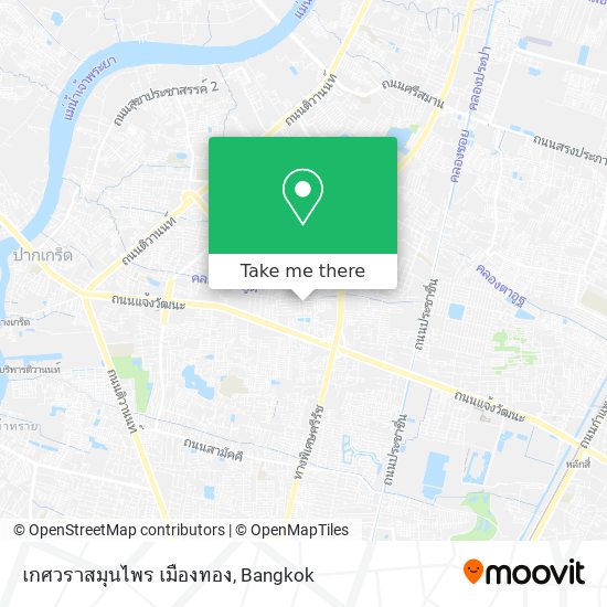 เกศวราสมุนไพร เมืองทอง map