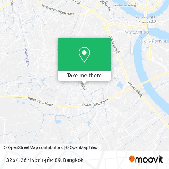 326/126 ประชาอุทิศ 89 map