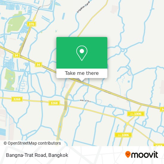 Bangna-Trat Road map
