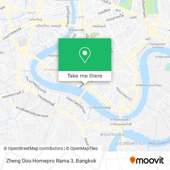 Zheng Dou Homepro Rama 3 map