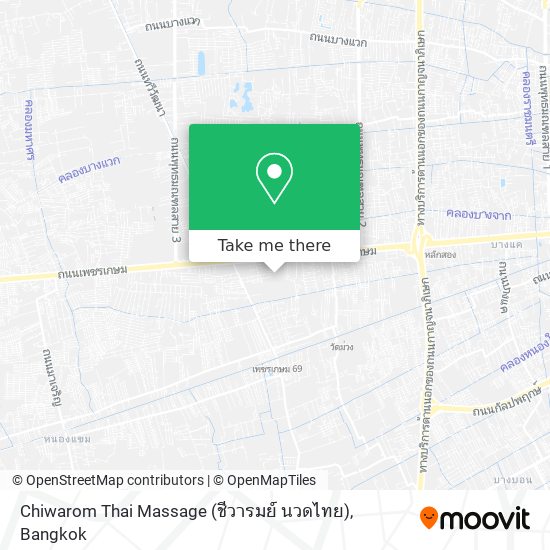 Chiwarom Thai Massage (ชีวารมย์ นวดไทย) map
