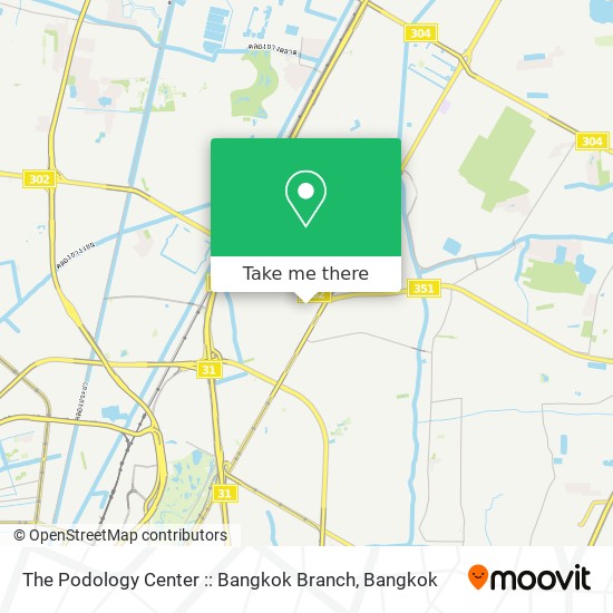 The Podology Center :: Bangkok Branch map