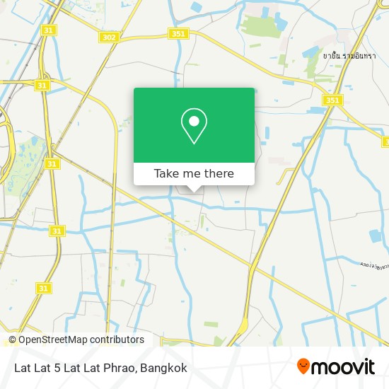 Lat Lat 5 Lat Lat Phrao map