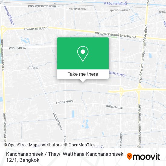 Kanchanaphisek / Thawi Watthana-Kanchanaphisek 12 / 1 map