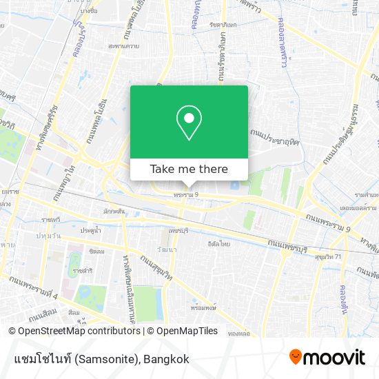 แซมโซไนท์ (Samsonite) map