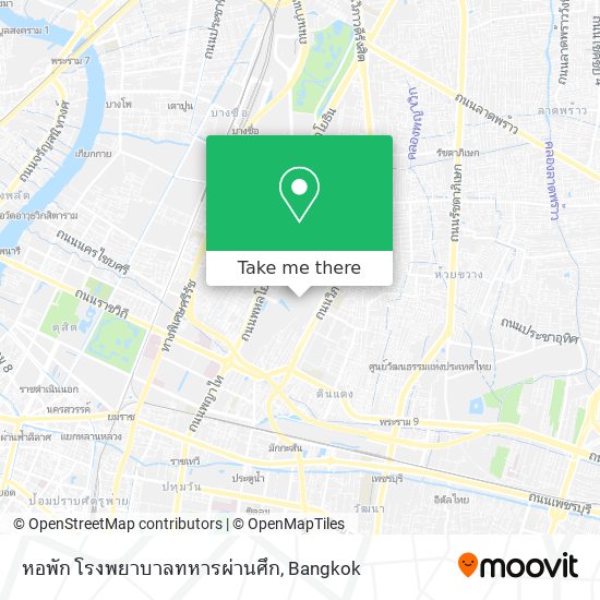 หอพัก โรงพยาบาลทหารผ่านศึก map