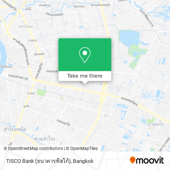 TISCO Bank (ธนาคารทิสโก้) map