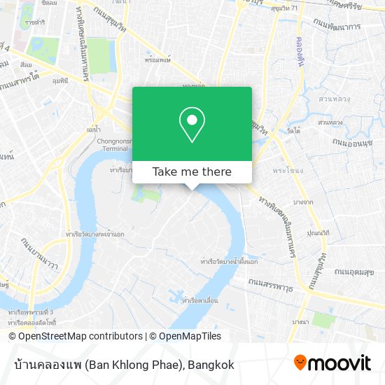 บ้านคลองแพ (Ban Khlong Phae) map