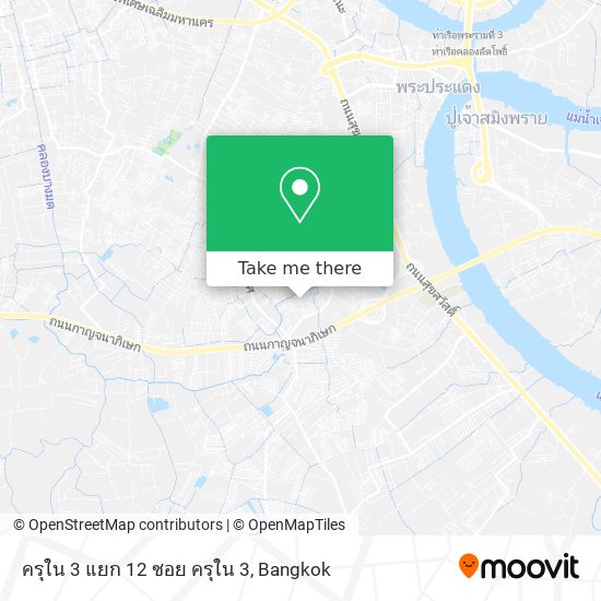 ครุใน 3 แยก 12 ซอย ครุใน 3 map