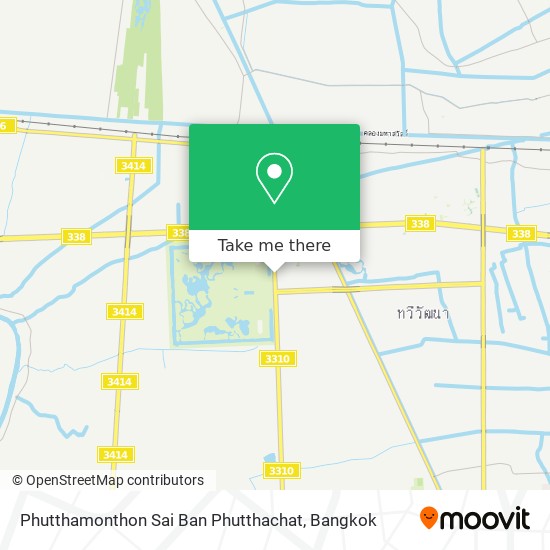Phutthamonthon Sai Ban Phutthachat map