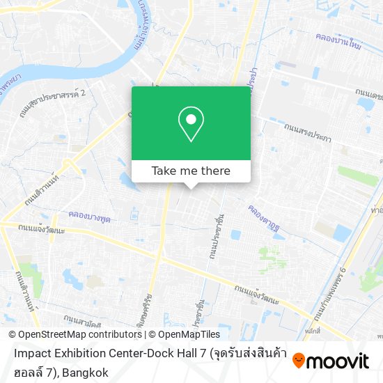 Impact Exhibition Center-Dock Hall 7 (จุดรับส่งสินค้า ฮอลล์ 7) map