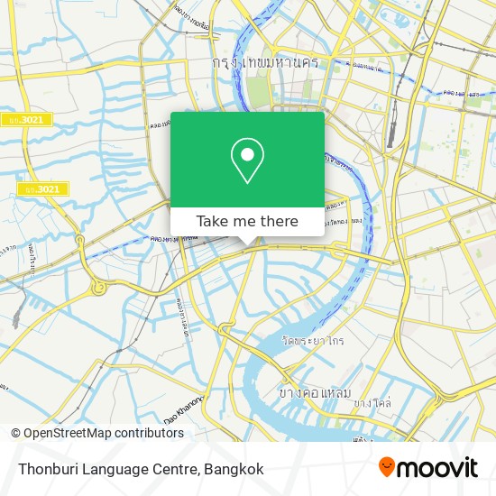 Thonburi Language Centre map