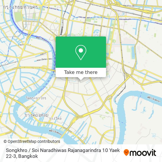 Songkhro / Soi Naradhiwas Rajanagarindra 10 Yaek 22-3 map