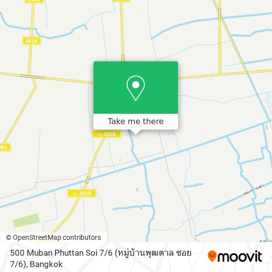 500 Muban Phuttan Soi 7 / 6 (หมู่บ้านพุฒตาล ซอย 7 / 6) map