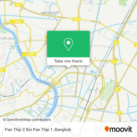 Pan Thip 2 Soi Pan Thip 1 map