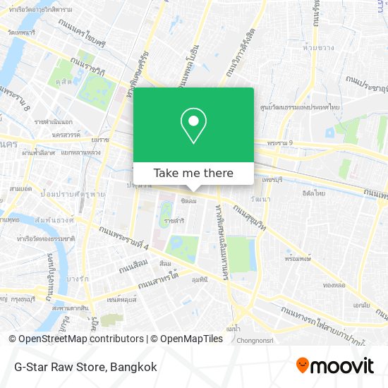 G-Star Raw Store map