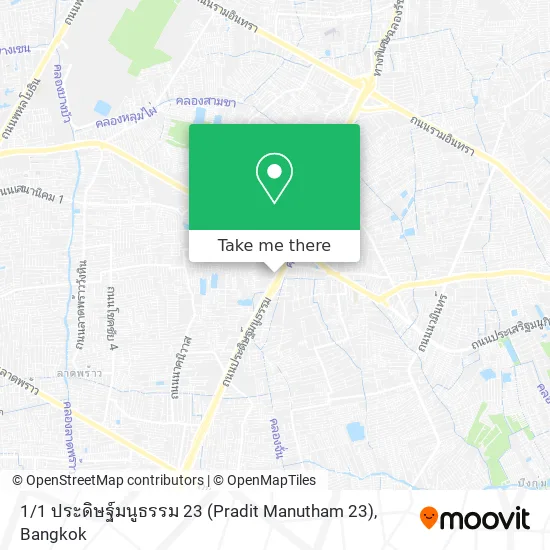 1 / 1 ประดิษฐ์มนูธรรม 23 (Pradit Manutham 23) map