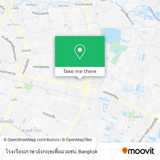 โรงเรียนภาษาอังกฤษเพื่อมวลชน map