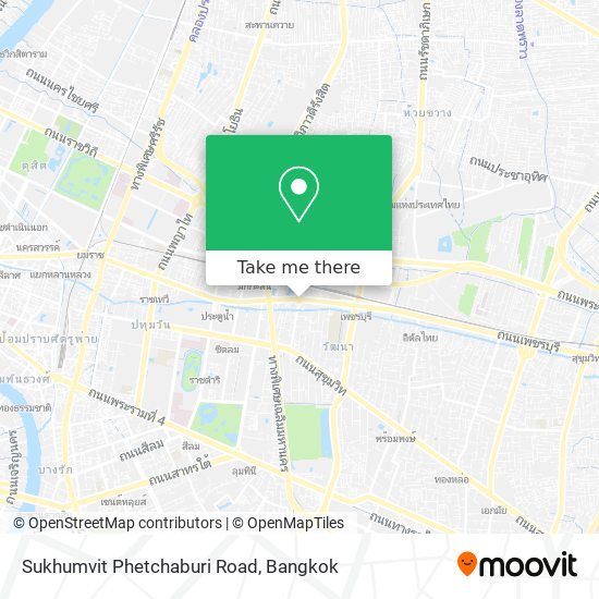 Sukhumvit Phetchaburi Road map