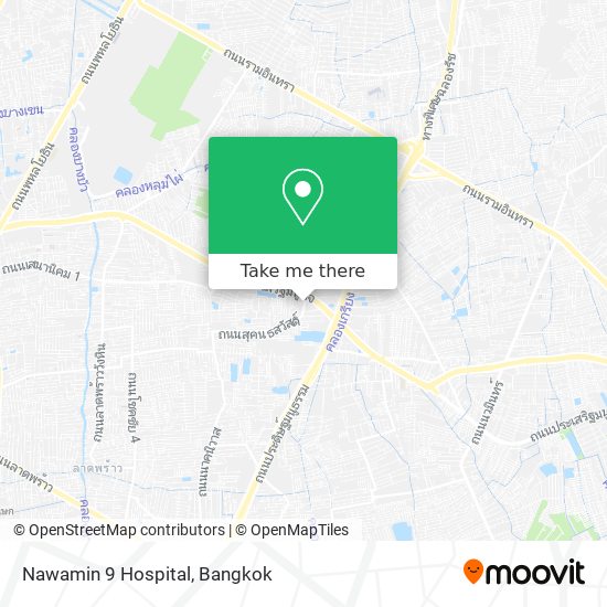 Nawamin 9 Hospital map