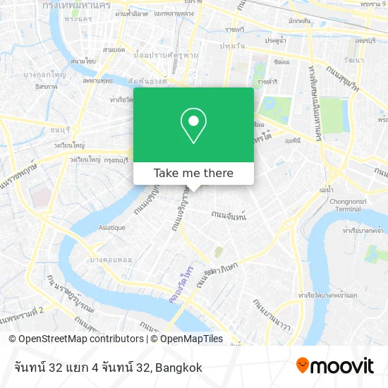 จันทน์ 32 แยก 4 จันทน์ 32 map