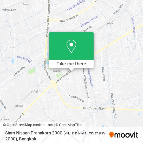 Siam Nissan Pranakorn 2000 (สยามนิสสัน พระนคร 2000) map