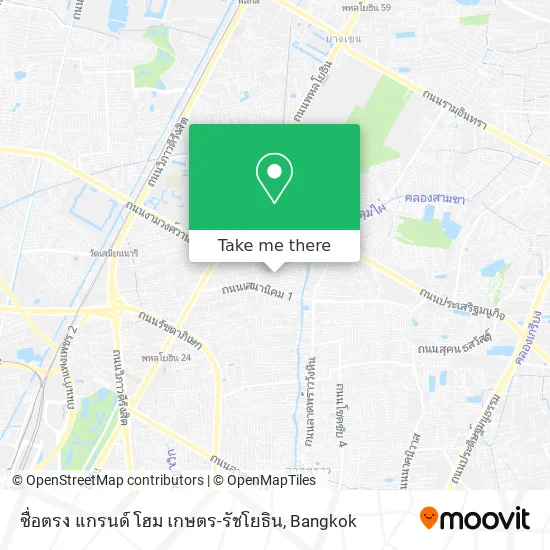 ซื่อตรง แกรนด์ โฮม เกษตร-รัชโยธิน map