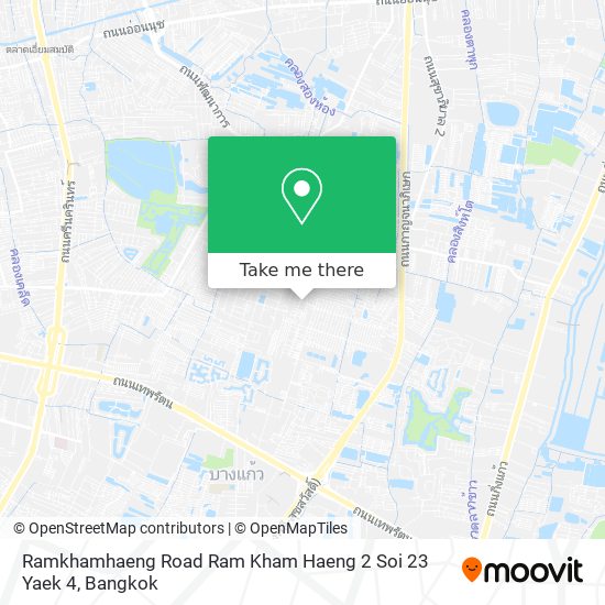 Ramkhamhaeng Road Ram Kham Haeng 2 Soi 23 Yaek 4 map