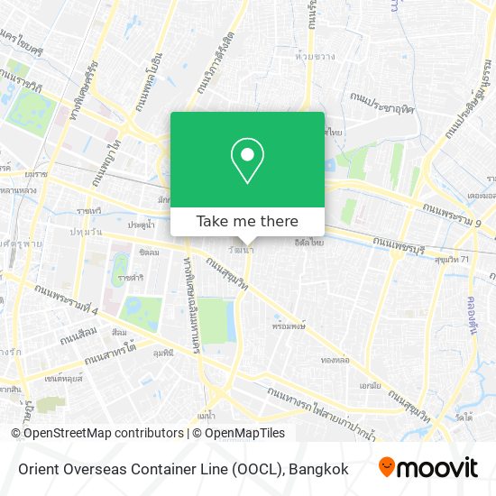 Orient Overseas Container Line (OOCL) map