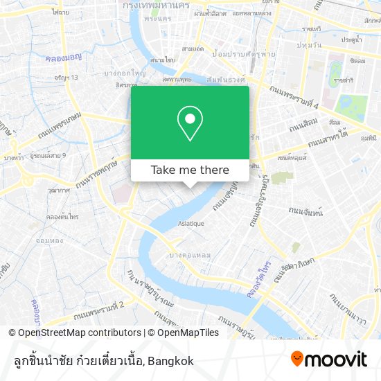 ลูกชิ้นนำชัย ก๋วยเตี๋ยวเนื้อ map