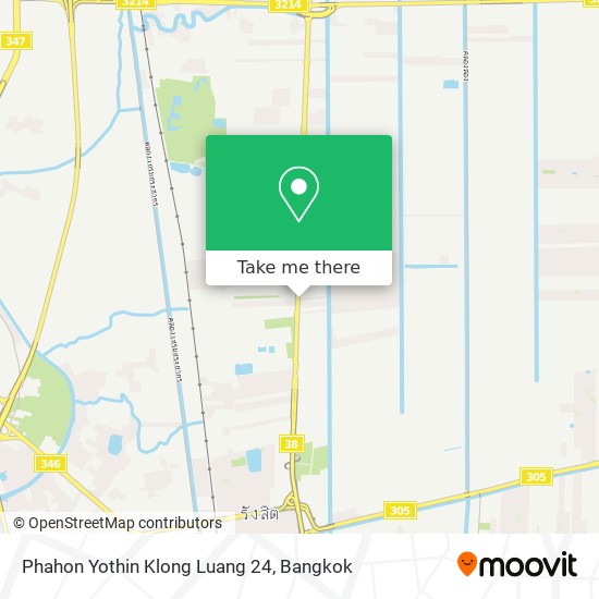 Phahon Yothin Klong Luang 24 map