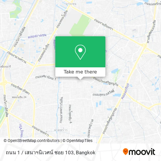 ถนน 1 / เสนาฯนิเวศน์ ซอย 103 map